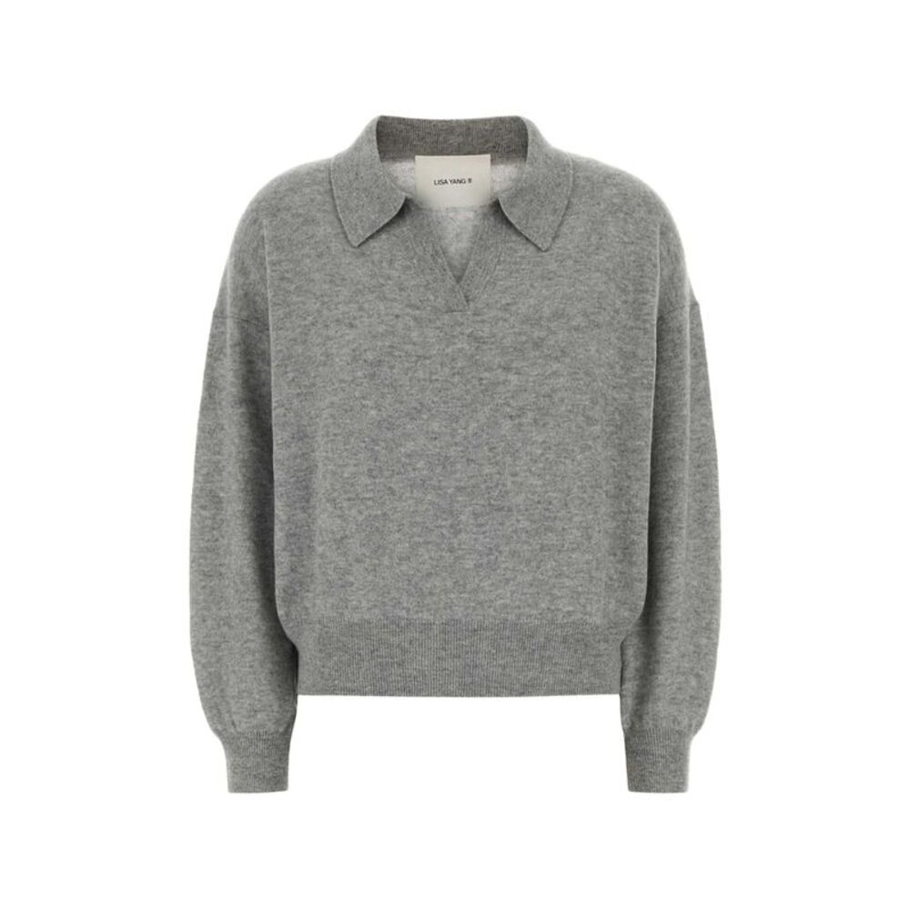 Lisa Yang Grey Knitwear - Jumpers Women
